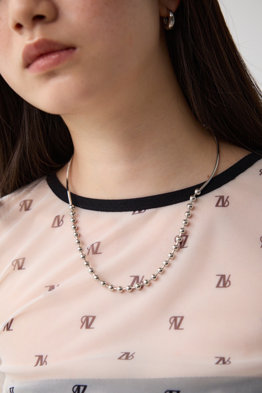 AZUL BY MOUSSY | ボールチェーンミックスネックレス (ネックレス