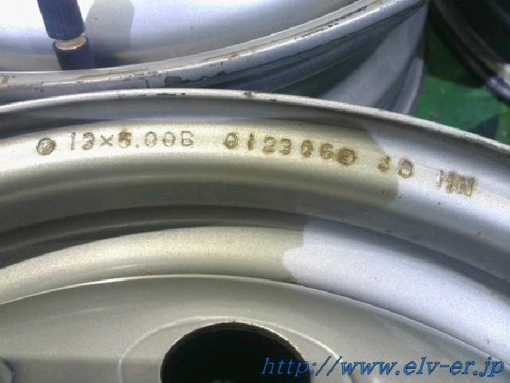 社外／スチールホイール／13インチ／4本セット／12穴マルチ