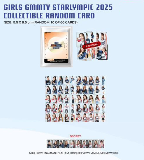 2025 Starlympics : GIRLS Collectible Random Card @ eThaiCD.com