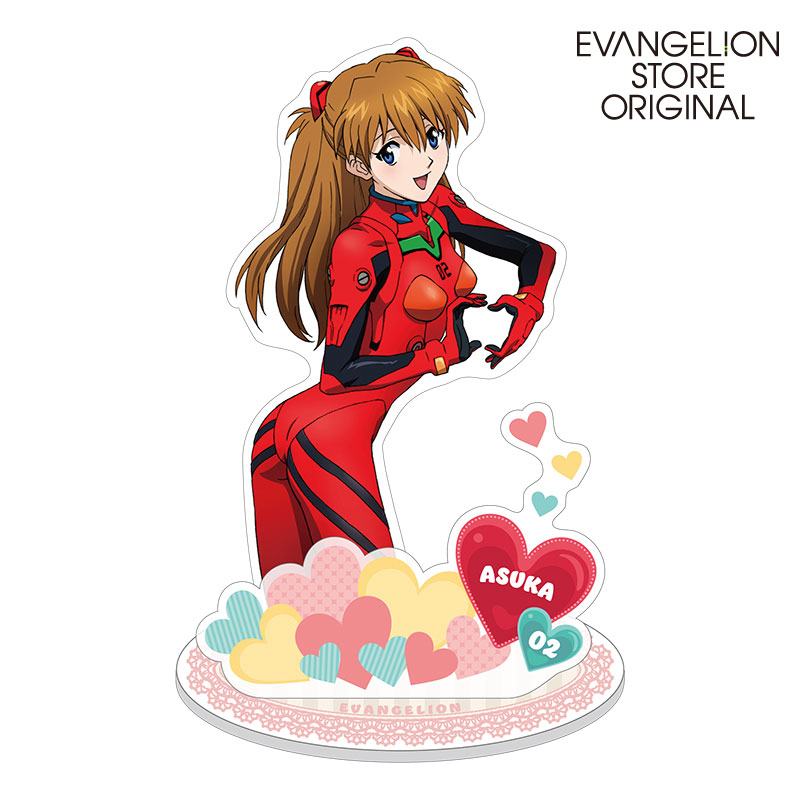 EVA STOREオリジナル アクリルスタンド/アスカ(プラグスーツ・ハート