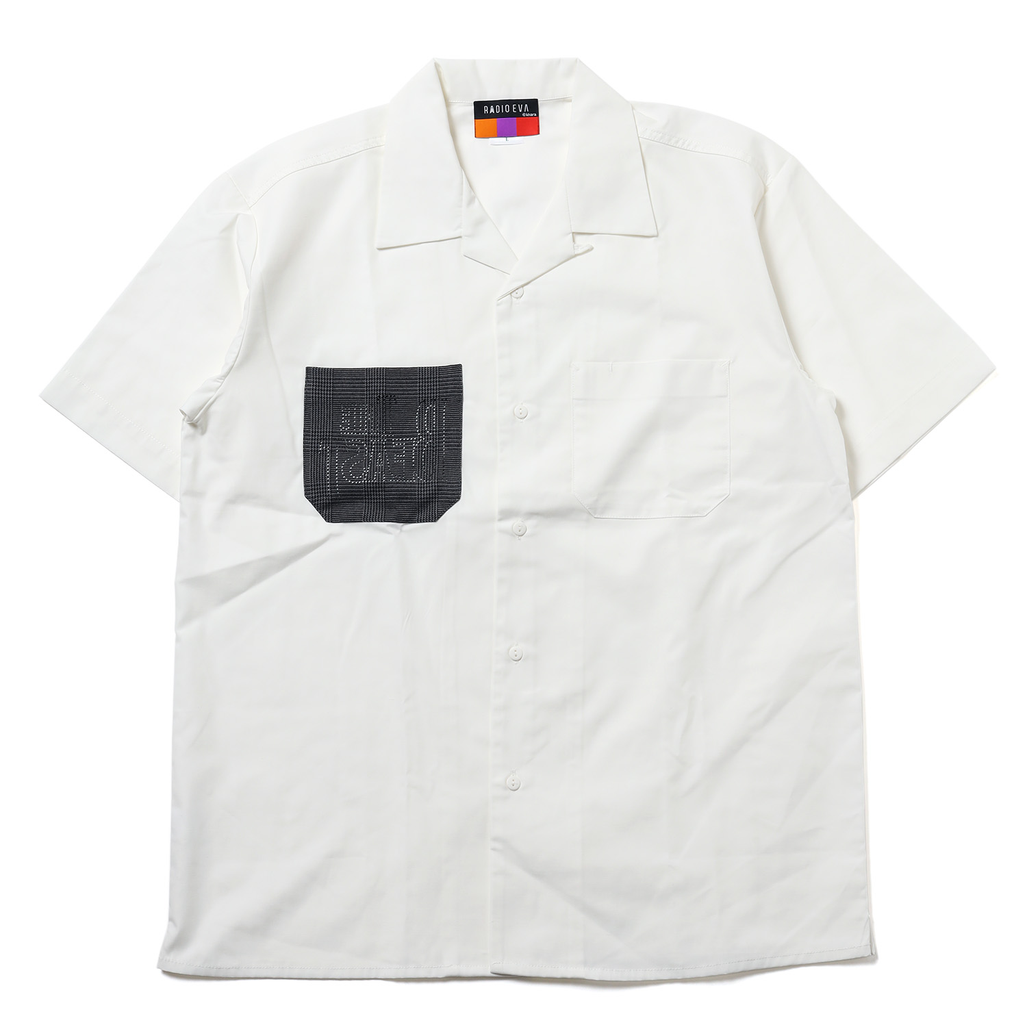 RADIO EVA 708 THE BEAST EMBROIDERY SOUVENIR SHIRT/ベージュ