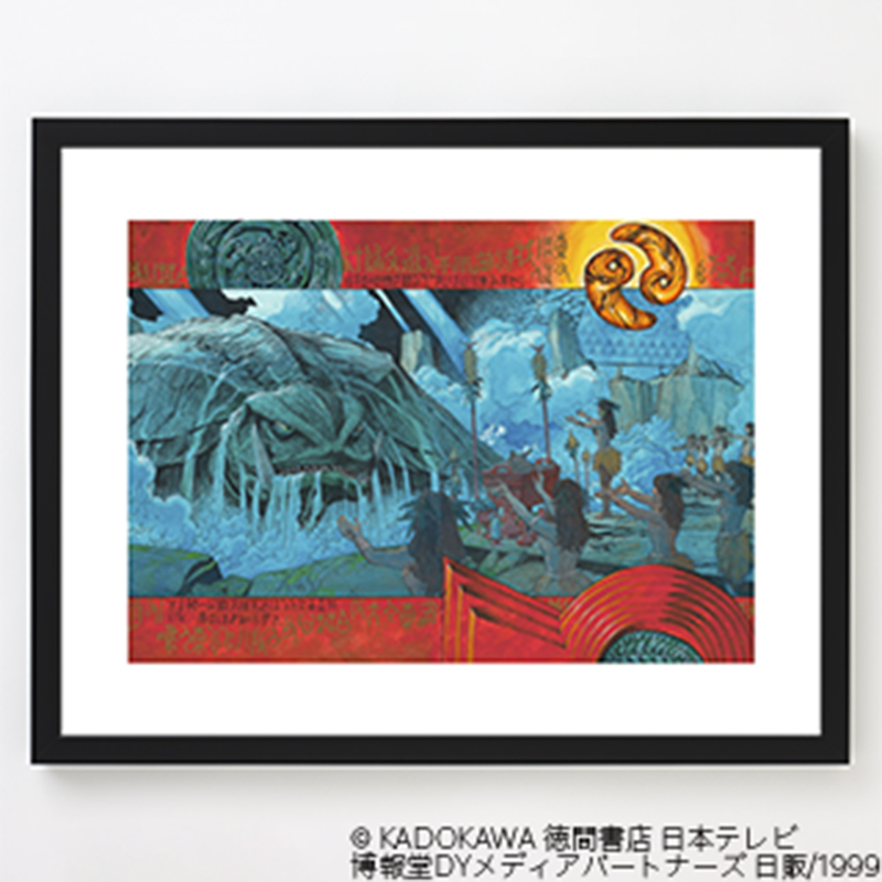 雑 前田真宏 雑画集』発売記念アート展】額装高精彩複製画F（本田技研