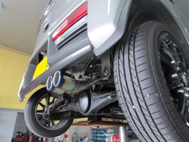 HA36Sアルトワークス HKSマフラー LEGAMAX Sports取付!｜自動車