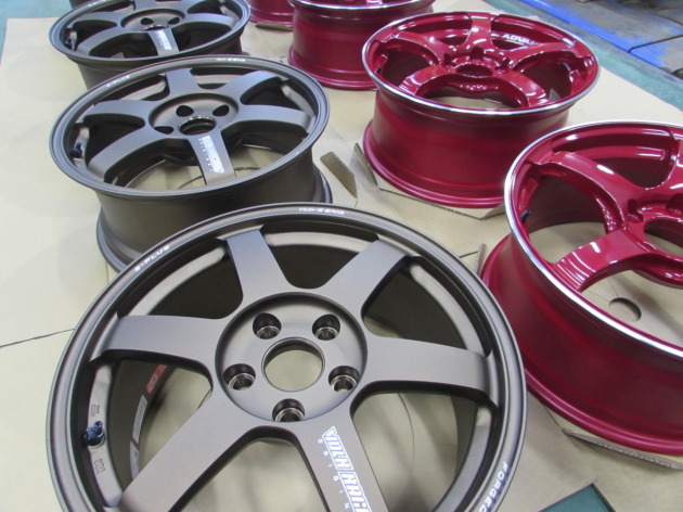 ADVAN TC4/レイズTE37 SAGA SーPLULホイールに