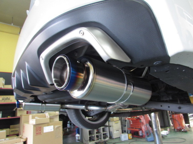 スバル WRX STI VAB 新商品HKS Hi-Power SPEC-L II マフラー交換