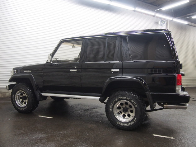 平成8年式 ランクル70ロング ZX 全塗装 ブラックボディ 仕上がり