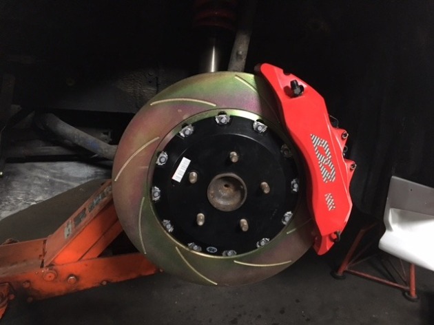 チェイサー JZX100 D2 JAPAN 8POT ブレーキキャリパーキット 取り付け