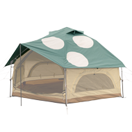 キノコテント（ベージュ） T4-610-BG - DOD（ディーオーディー）【公式