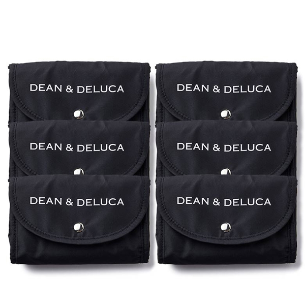 DEAN & DELUCA ショッピングバッグブラック6点セット | DEAN & DELUCA