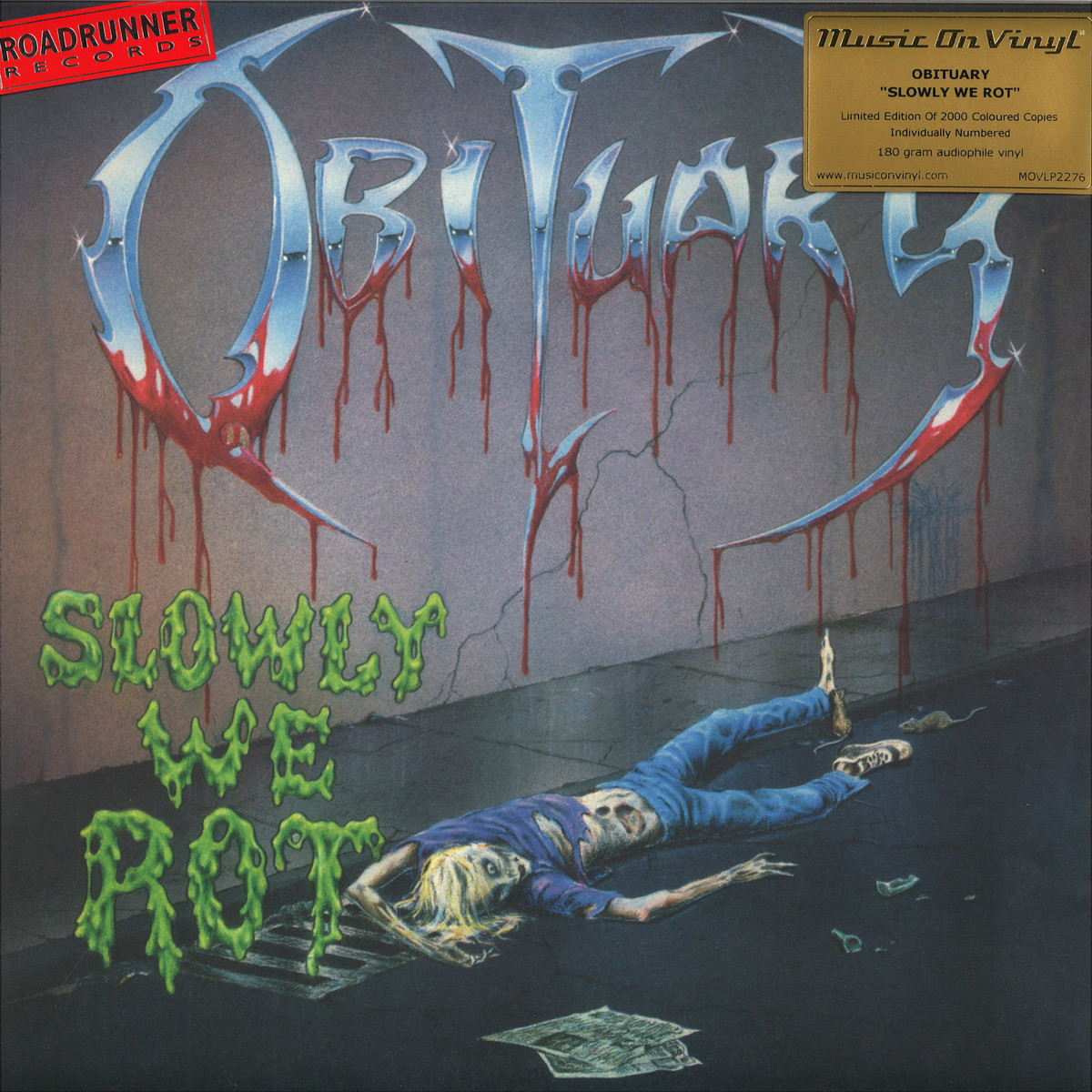 Obituary - Slowly We Rot / Music On Vinyl MOVLP2276C - Vinyl