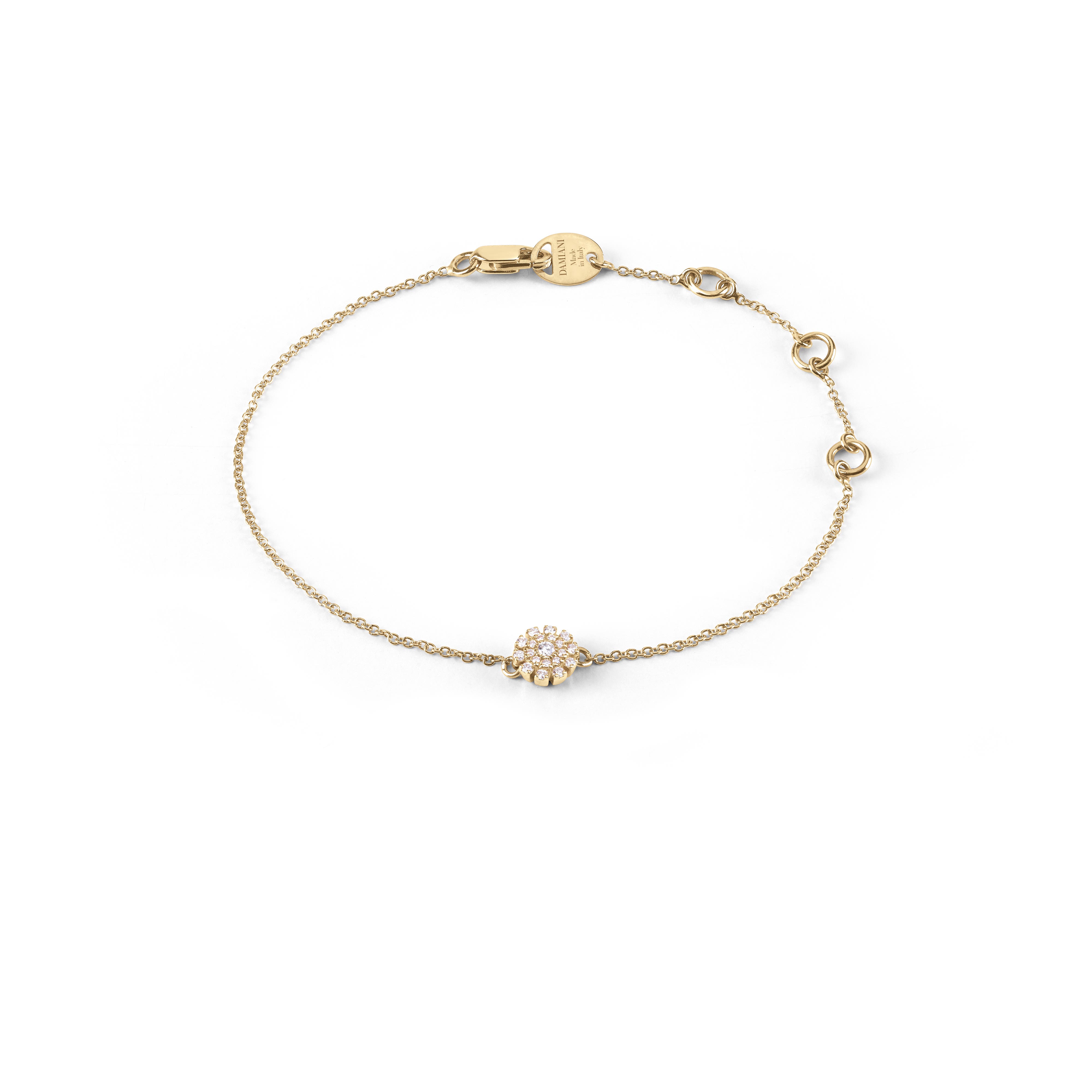 イエローゴールドのダイヤモンドブレスレット - Damiani MARGHERITA