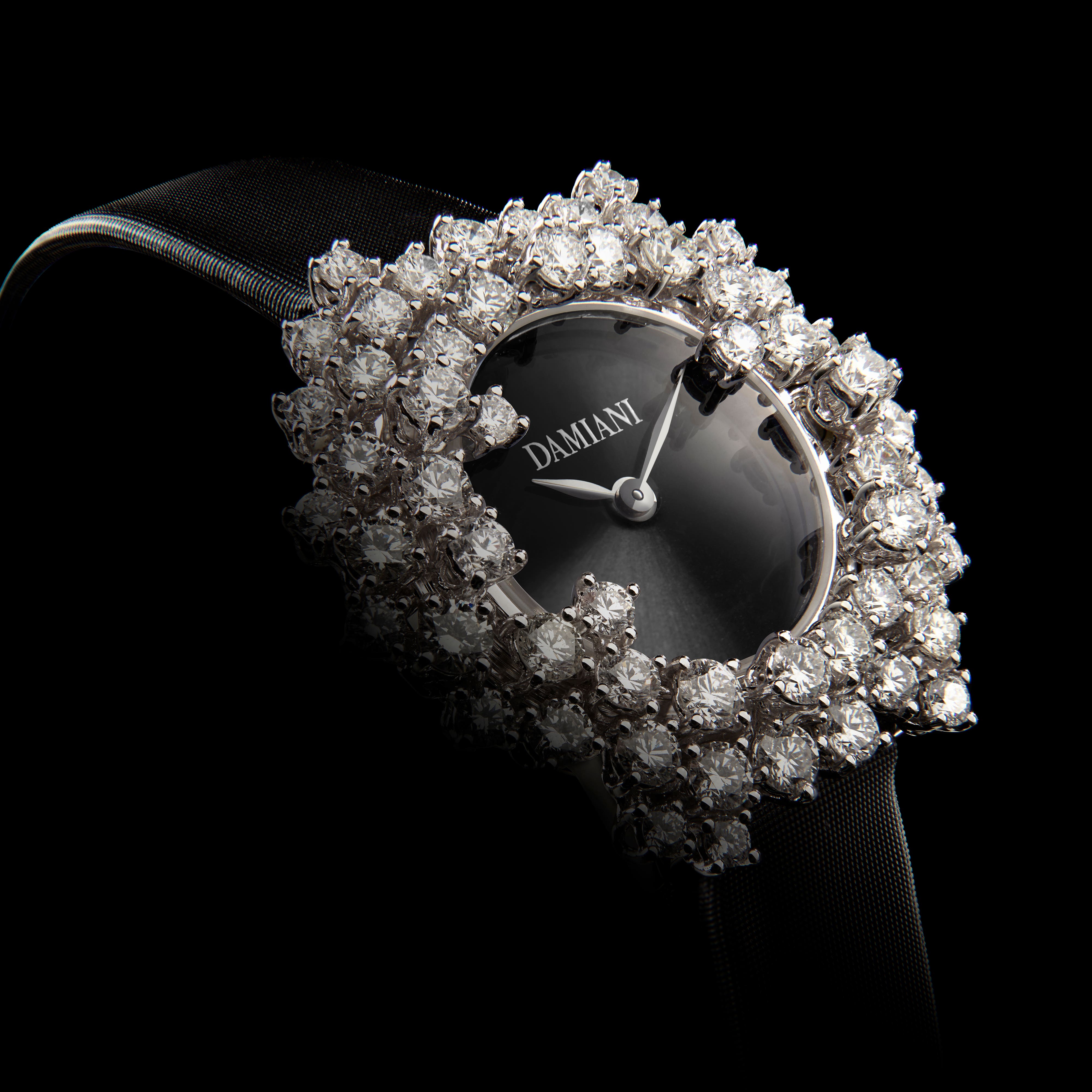 ホワイトゴールドとダイヤモンド ウォッチ - Damiani MIMOSA