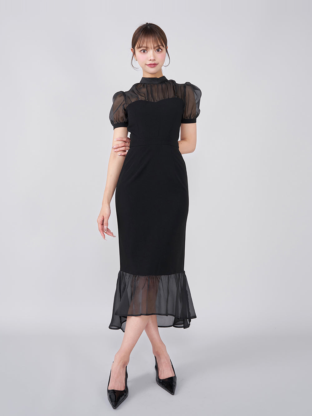 パールデザインイレヘムマーメイドドレス – Darich (ダーリッチ)