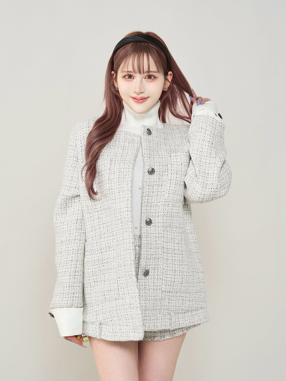 スプリングツイードコンパクトジャケット – Darich (ダーリッチ)