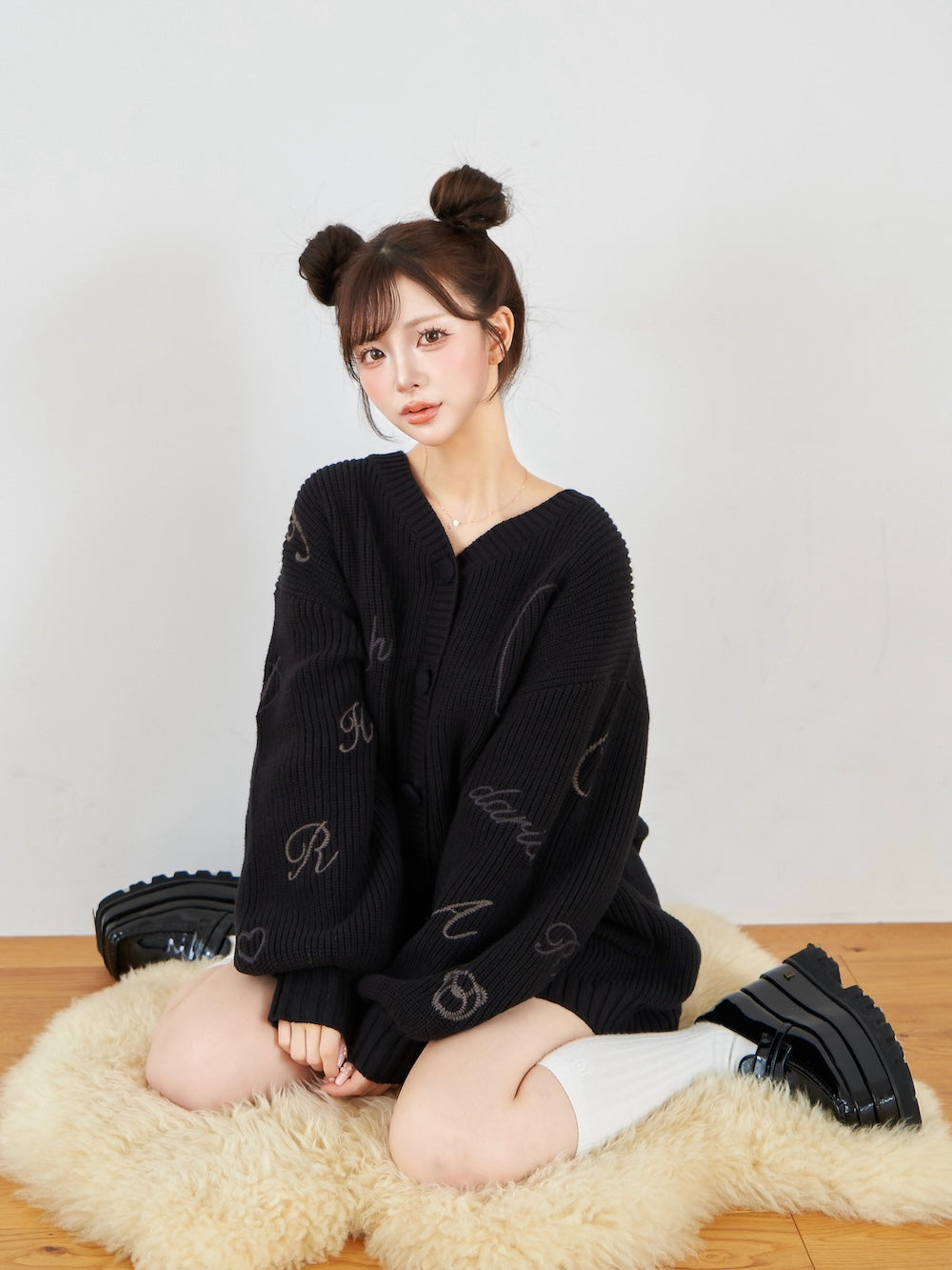 Dベアエンブロイダリーニットカーディガン – Darich (ダーリッチ)