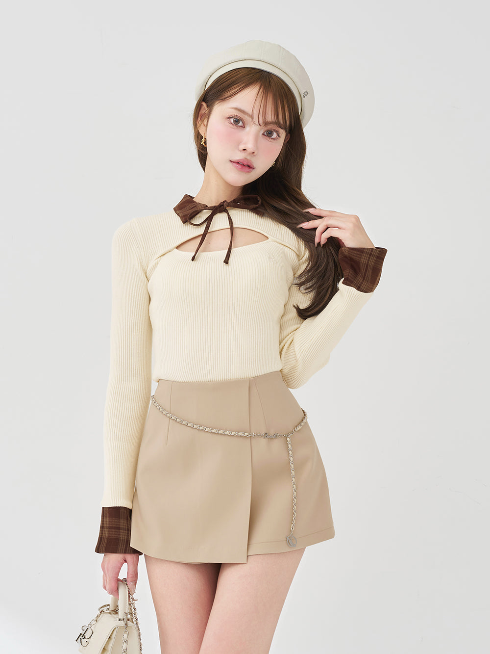 チェックカフスリブニットトップス – Darich (ダーリッチ)