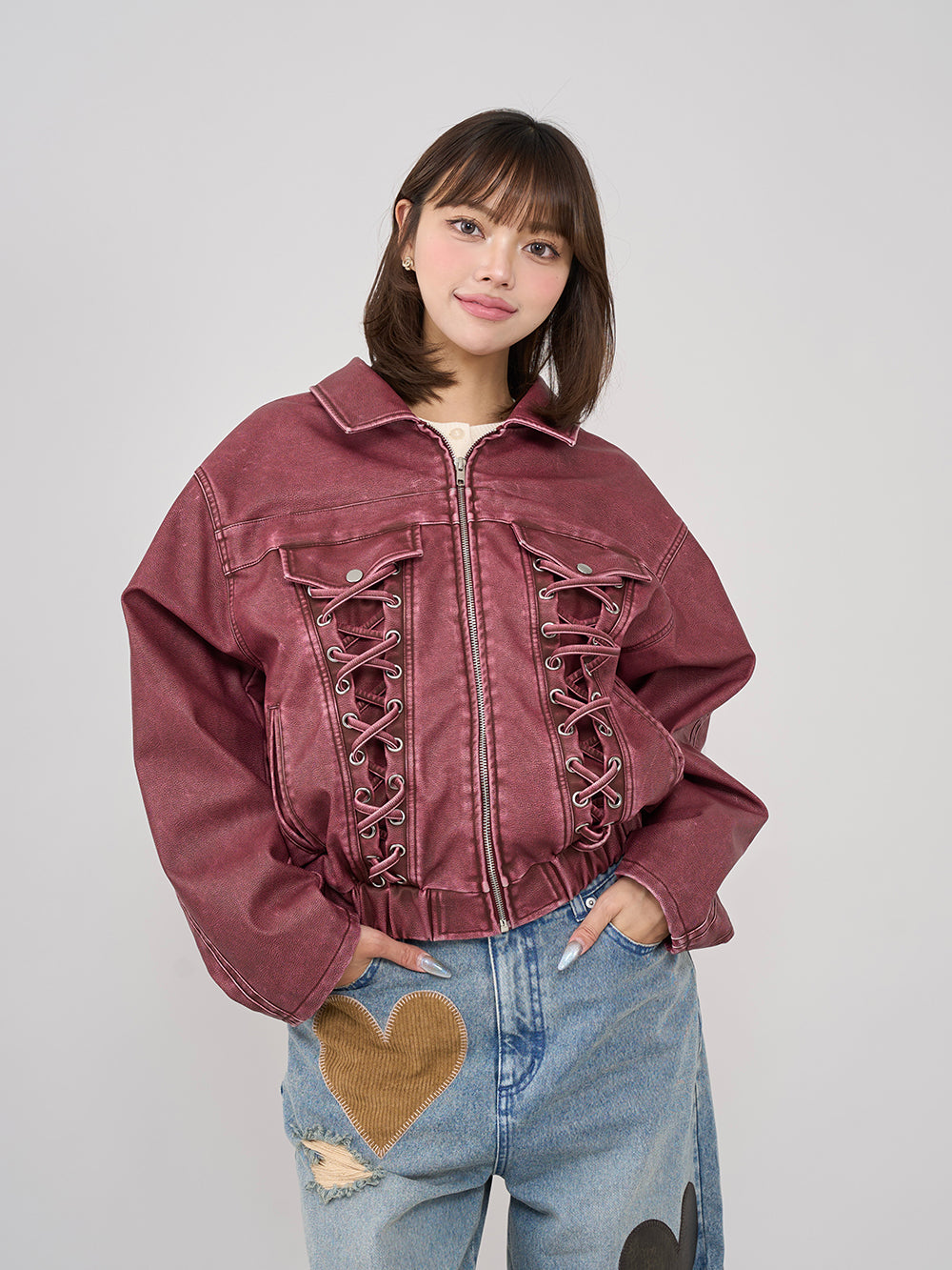 ラインレザーオーバージャケット – Darich (ダーリッチ)