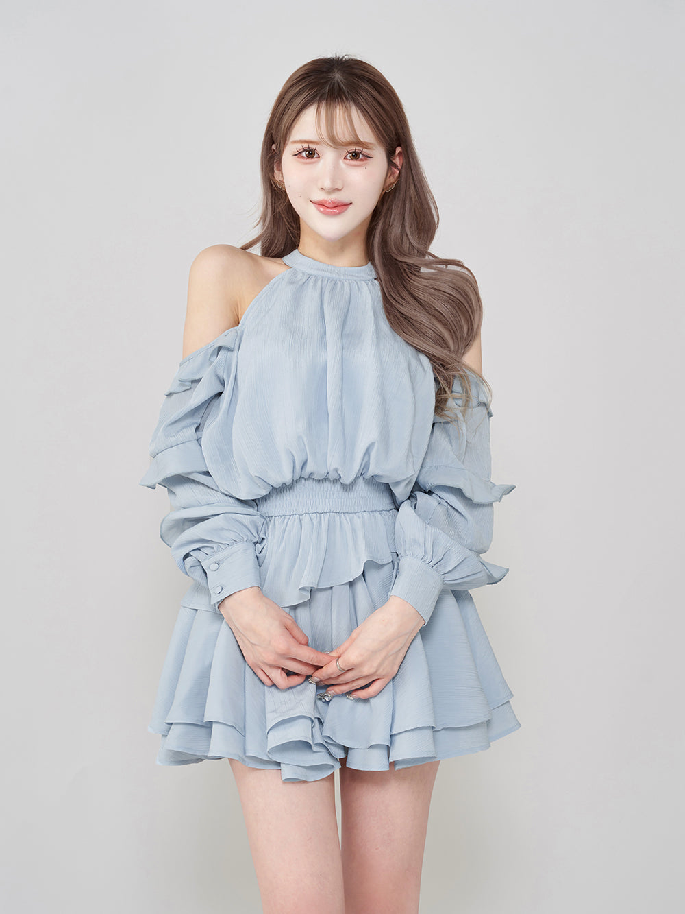 ボリュームシフォンミニワンピース – Darich (ダーリッチ)
