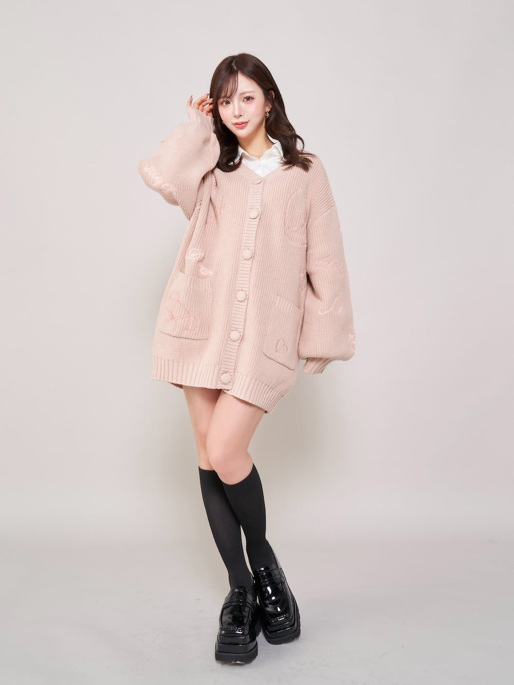 Dベアエンブロイダリーニットカーディガン – Darich (ダーリッチ)