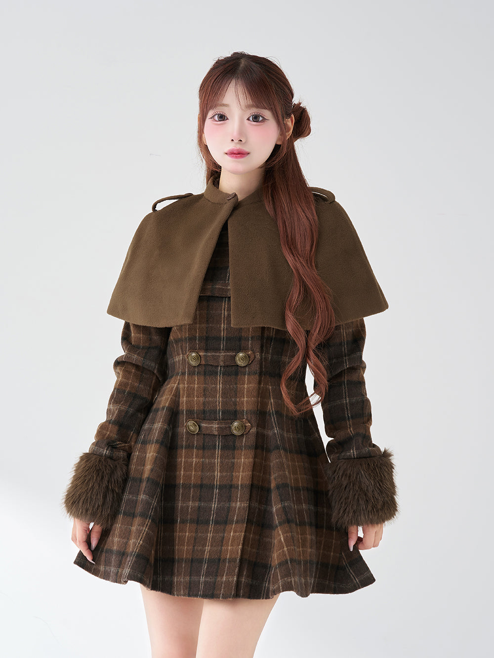 Darichロゴガーメント＆DDロゴベロアハンガー付き】ケープチェック