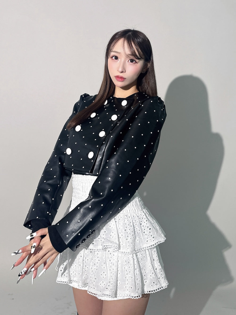 ドットレザーショートジャケット – Darich (ダーリッチ)