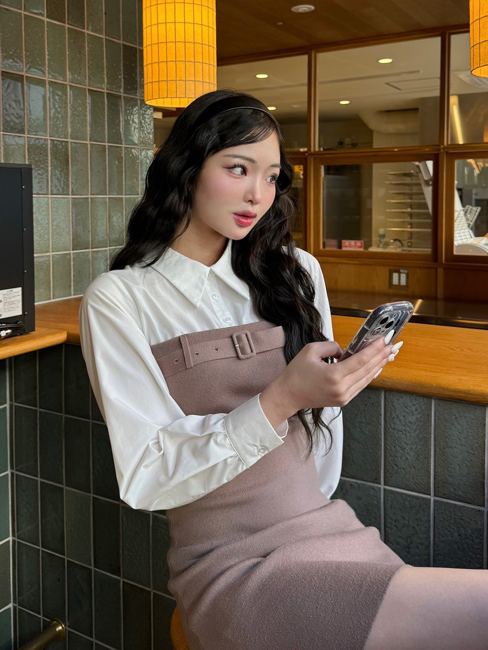 シャツドッキングタイトミニワンピース – Darich (ダーリッチ)