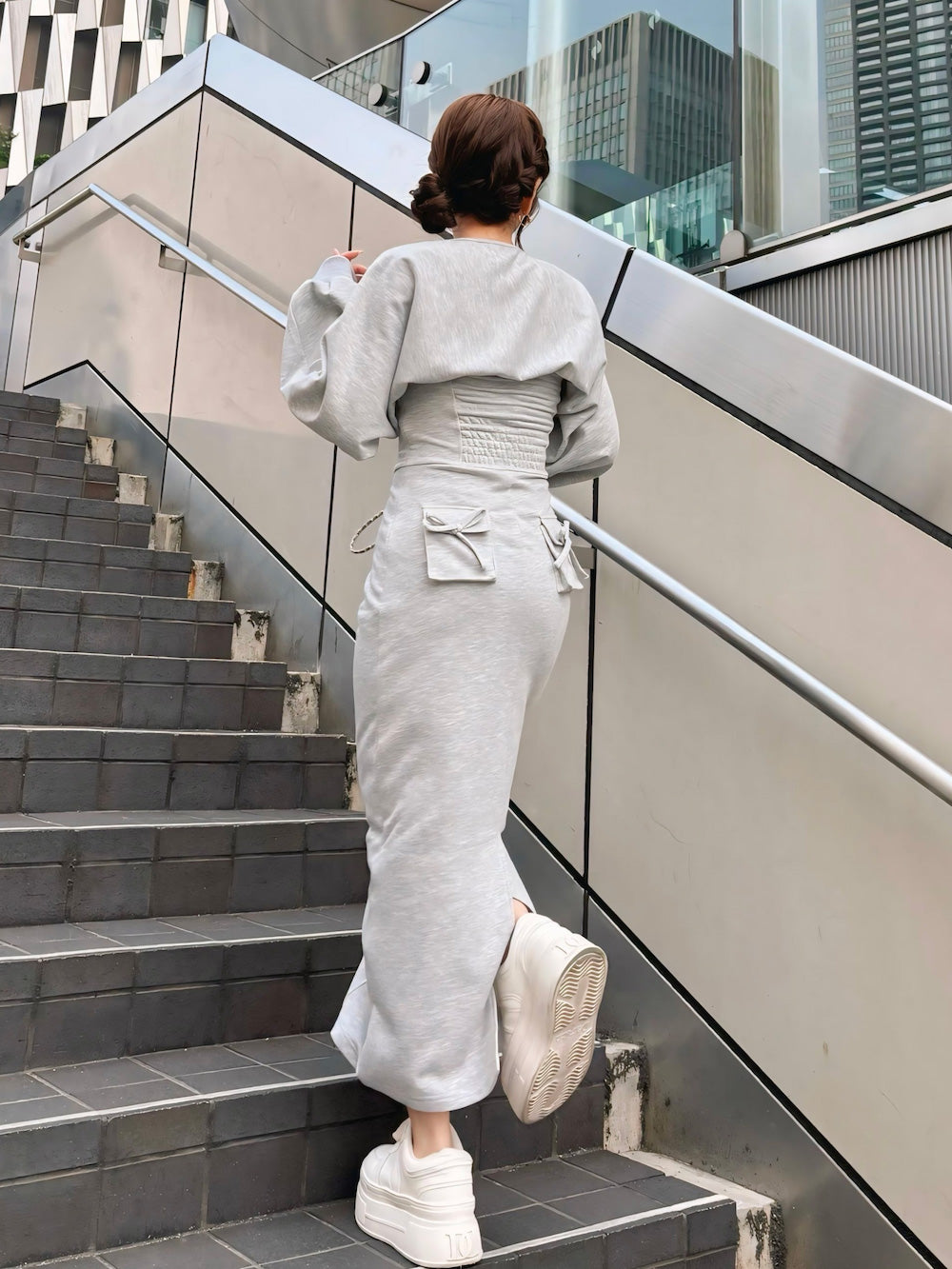 スウェットボレロベアロングセットアップ – Darich (ダーリッチ)