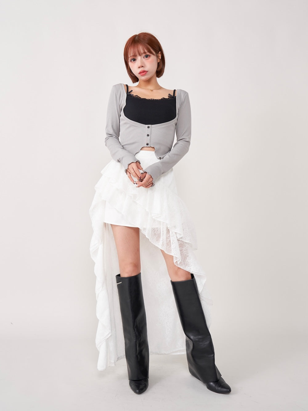 イレヘムレースフリルスカート – Darich (ダーリッチ)