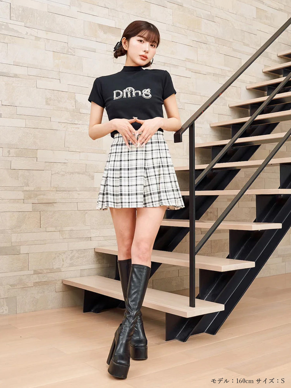 シルエットフレアミニスカート – Darich (ダーリッチ)