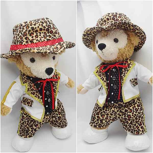 ダッフィー 衣装 Sサイズ (身長43cm) Magical 豹柄 コスチューム 服 A