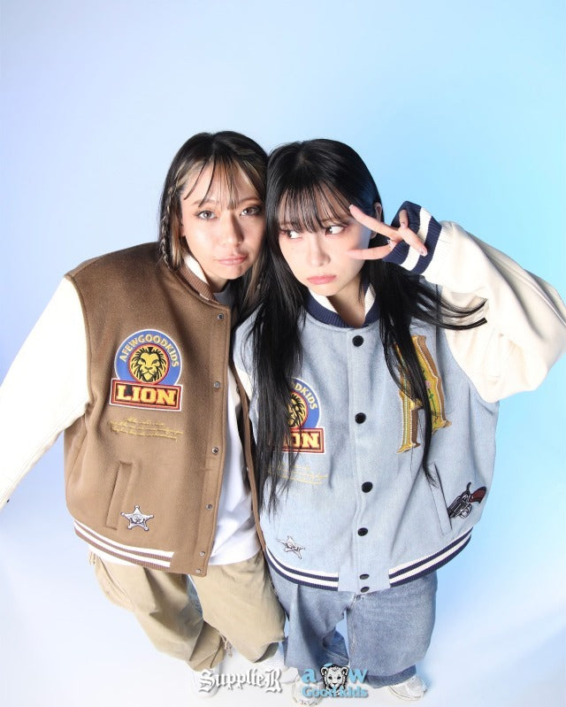 AFGK x 重盛さと美】 WESTERN VIRSITY JACKET A FEW GOOD KIDS