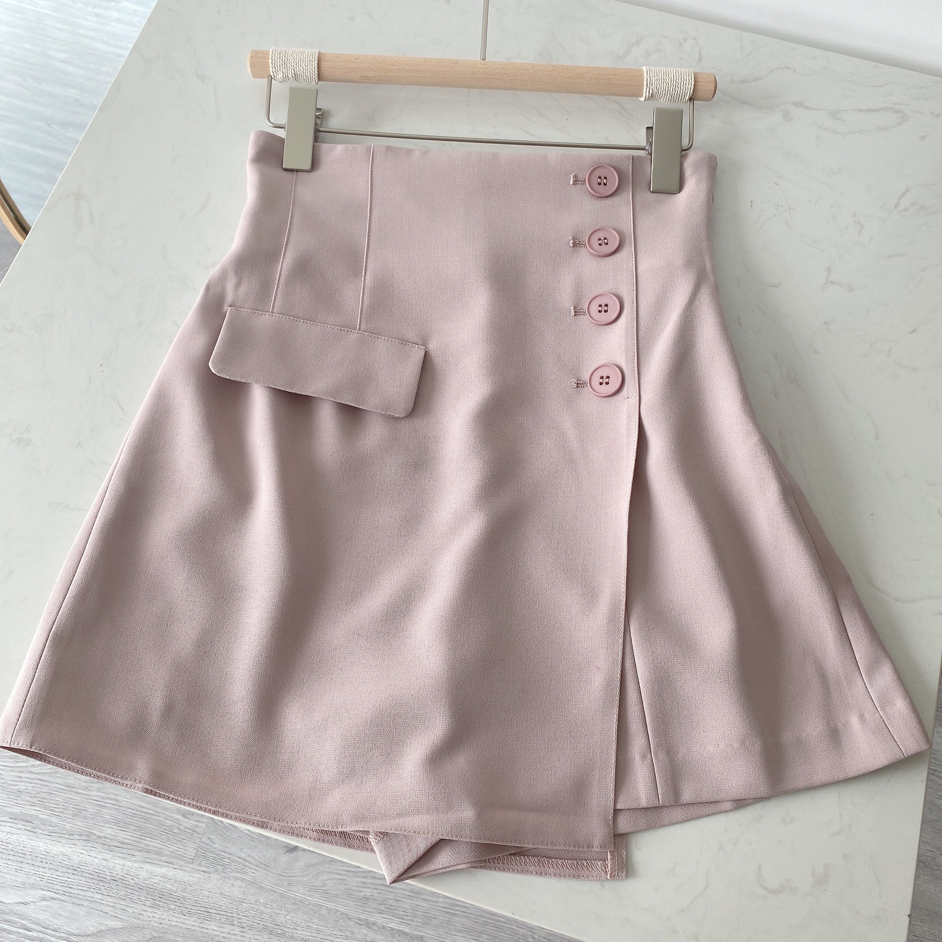 Fubail / Sustainableハイウエストキュロットショートパンツ 入金確認