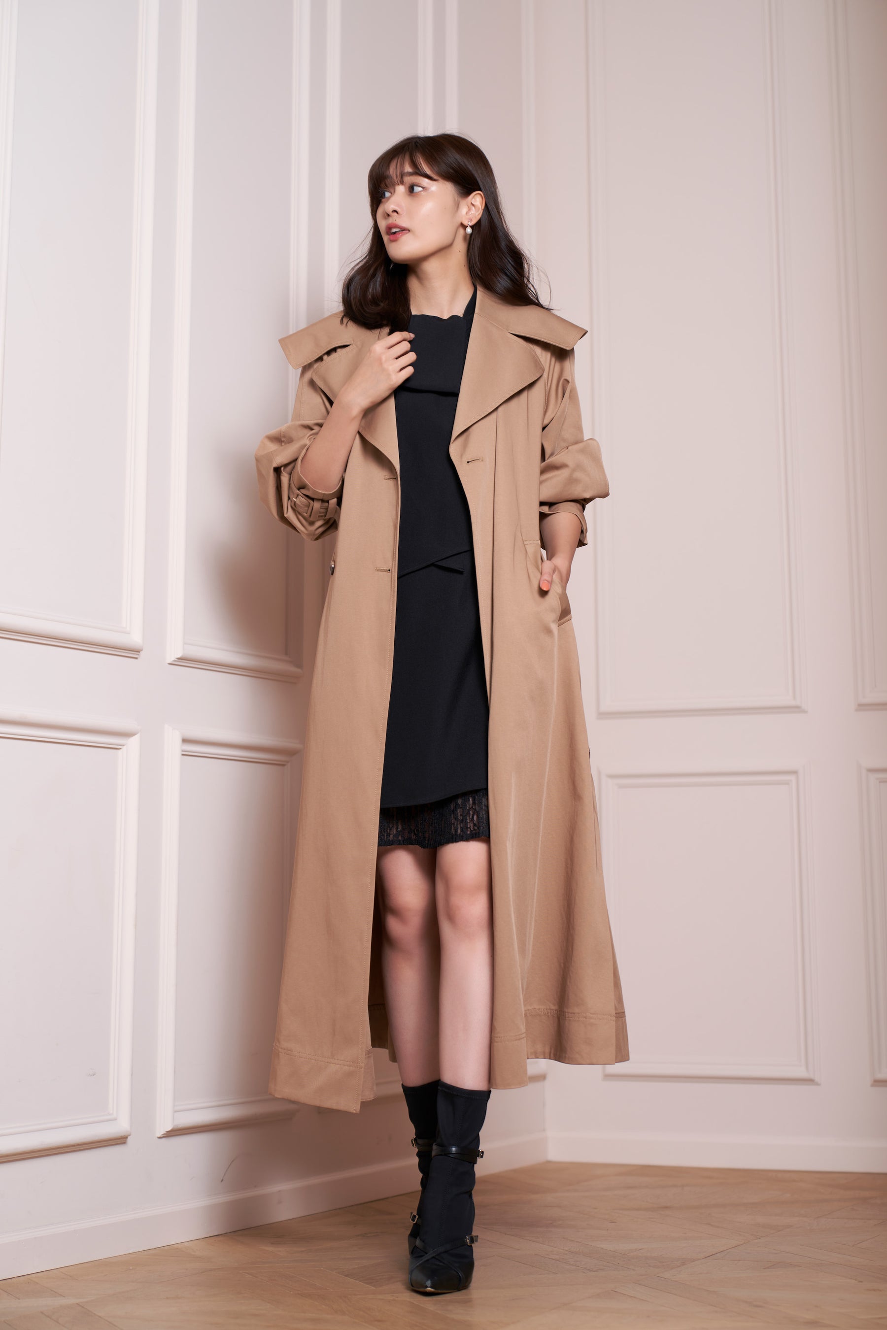 Fubail / Grace Long Trench Coat