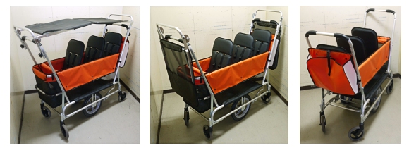 五十畑工業 縦型3人乗り SL-3（A061） 【福祉発明品ショップ スマイル店】