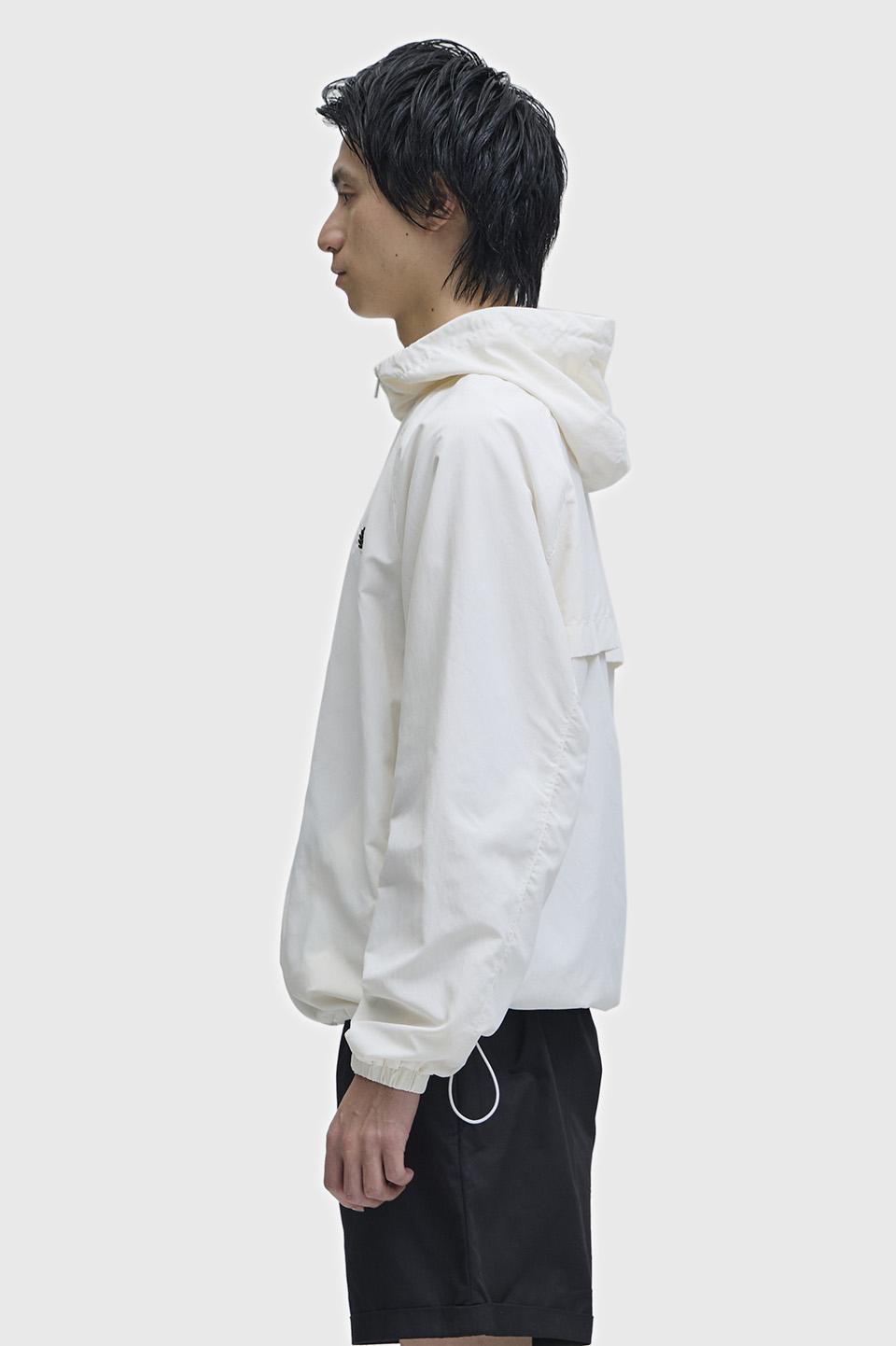 Hooded Shell Jacket(S 129：SNOW WHITE): | FRED PERRY JAPAN