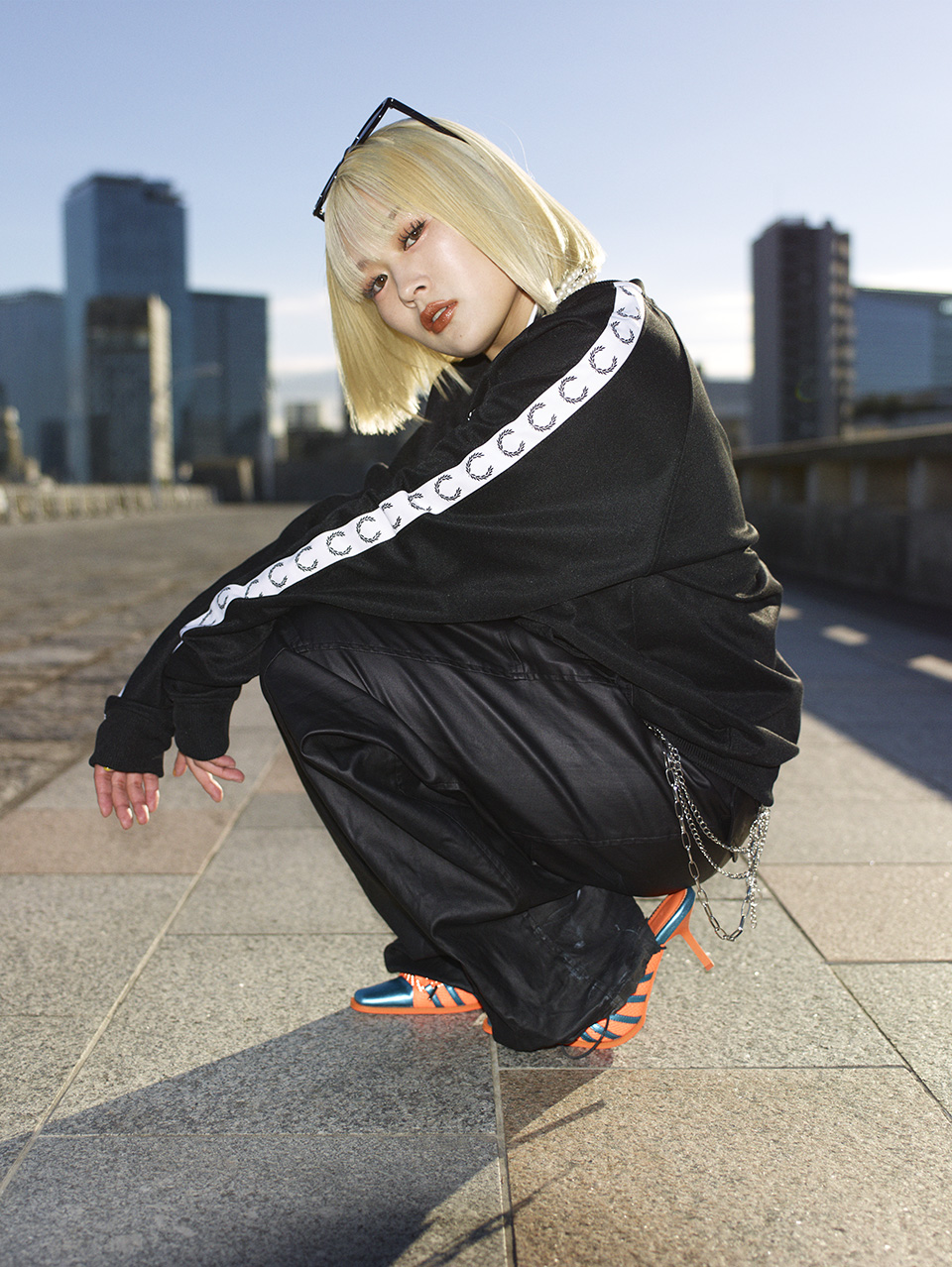 Taped Track Jacket(S 198：BLACK): | FRED PERRY JAPAN | フレッド