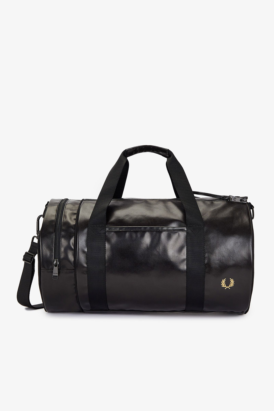Tonal Classic Barrel Bag(1SZ 774：BLACK / GOLD): | FRED PERRY