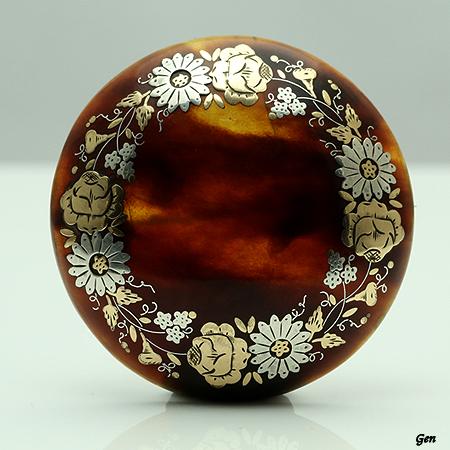 ピケ 鼈甲細工 金銀象嵌 ピクゥエ ブローチ アンティークジュエリー