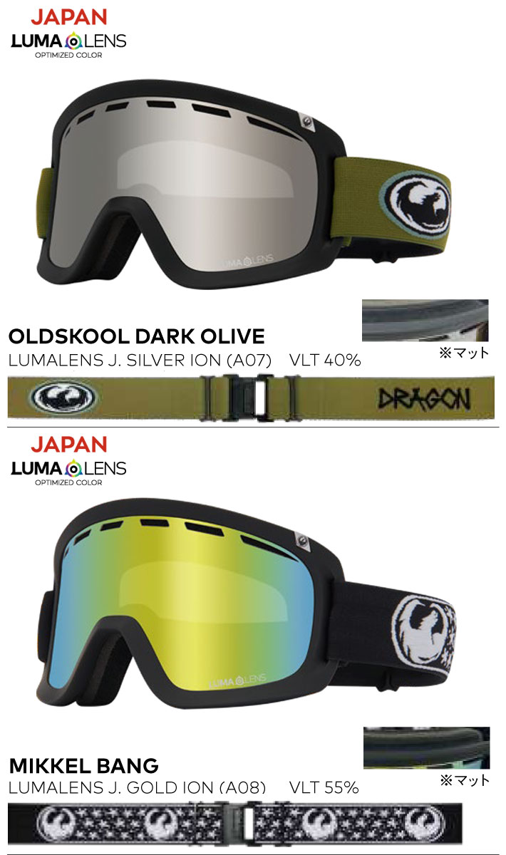 25-26 ドラゴン ゴーグル DRAGON D1 ディーワン ジャパン フィット