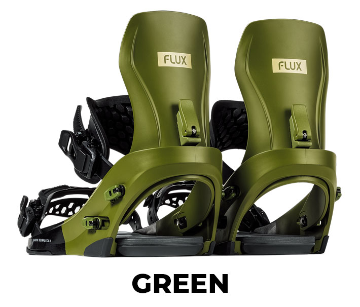 FLUX EM Sサイズ ビンディング 紫 緑 左右色違い バインディング FLUX