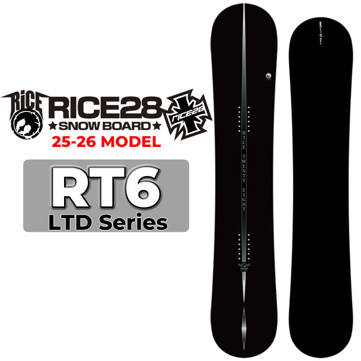 25-26 RICE28 スノーボード ライス 28 RT6 LTD アールティー シックス