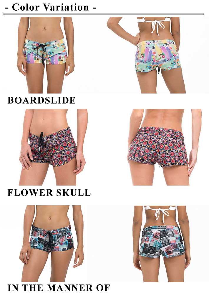 在庫限り特別価格] レディース ボードショーツ 69SLAM ロックスラム