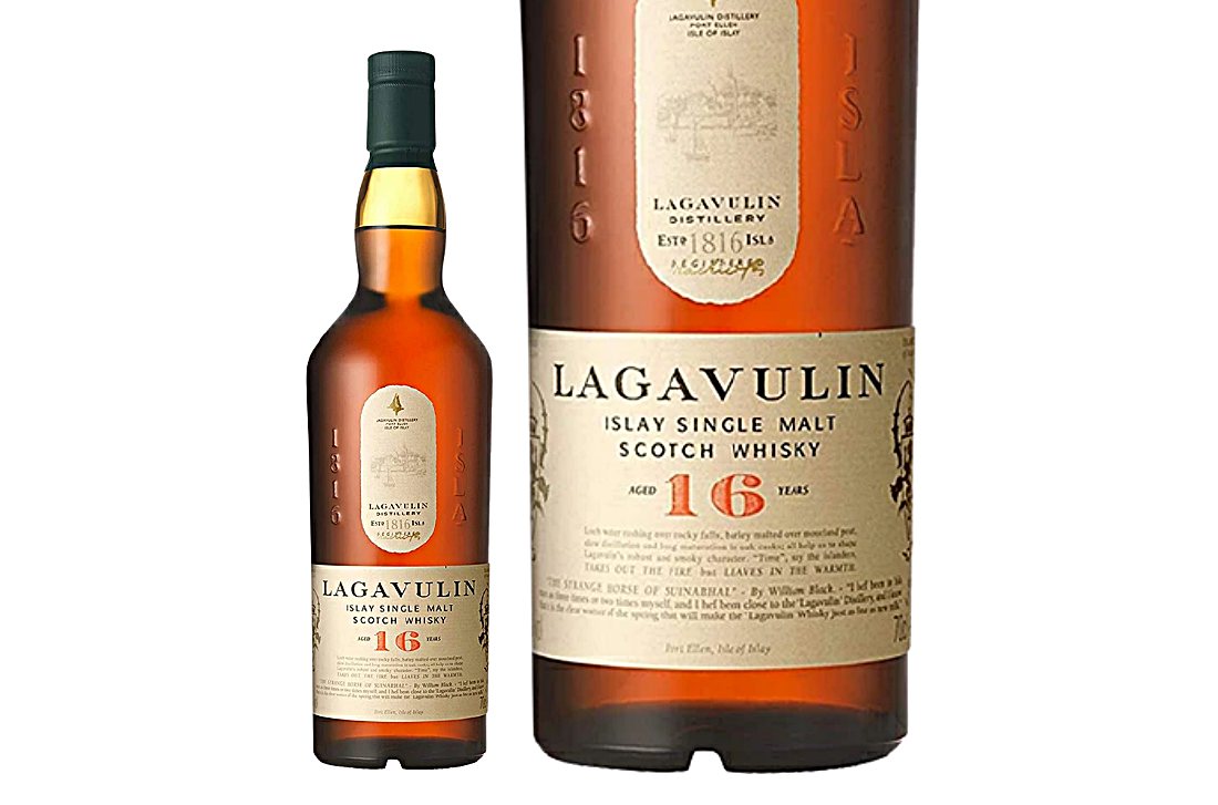 ラガヴーリン 16年｜本格アイラモルトのウイスキー付き祝電ギフト