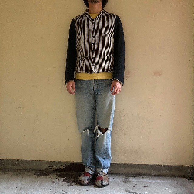 サーバントジャケット ホテルマン ユニフォーム バイカラー フレンチ