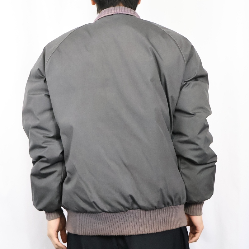 80s 80年代 エディバウアー グレー ダウンジャケット ナイロン