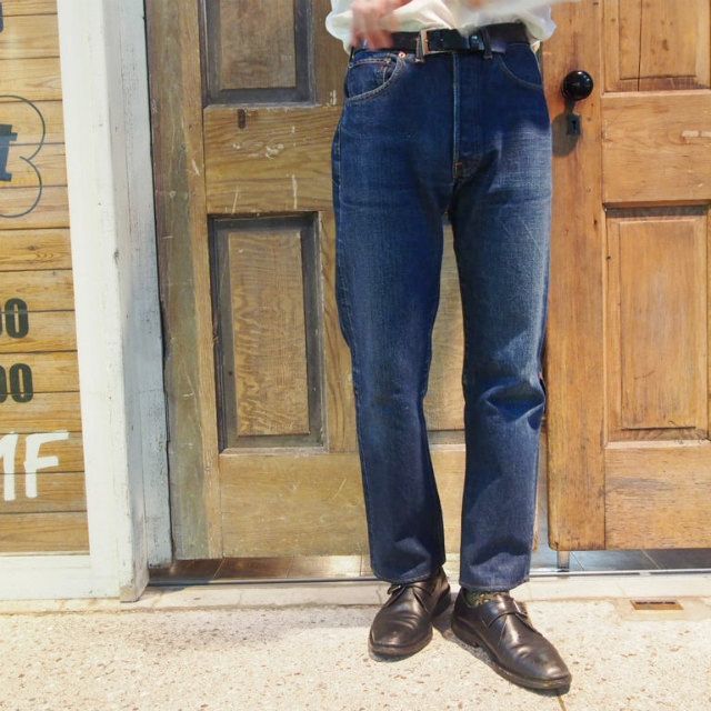 1960's LEVI'S 501 BIGE A TYPE デニムパンツ W29 濃色 60年代