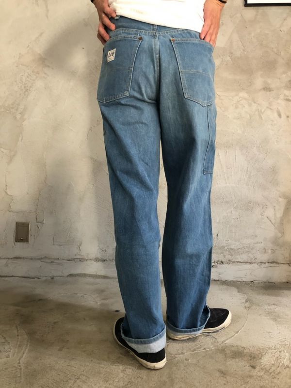 70's Lee 77 BOSS OF THE ROAD サスペンダーボタン付きデニム