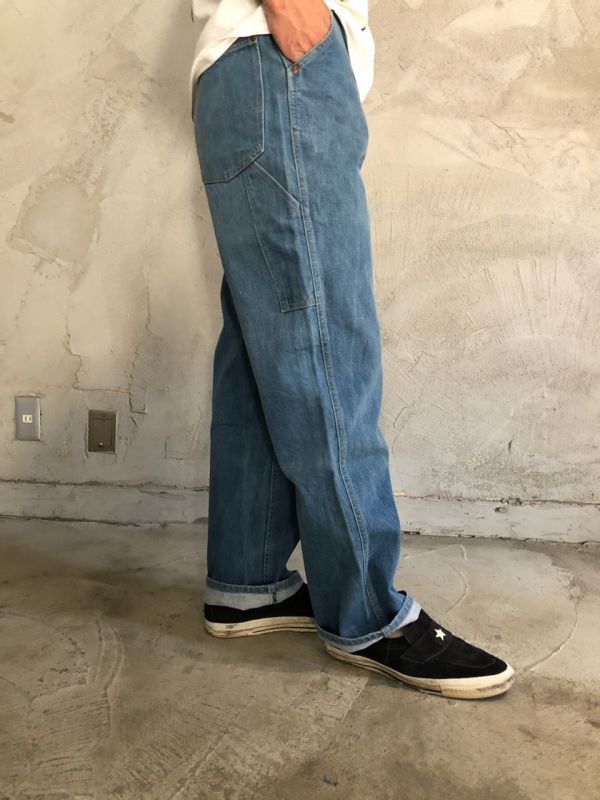 70's Lee 77 BOSS OF THE ROAD サスペンダーボタン付きデニム