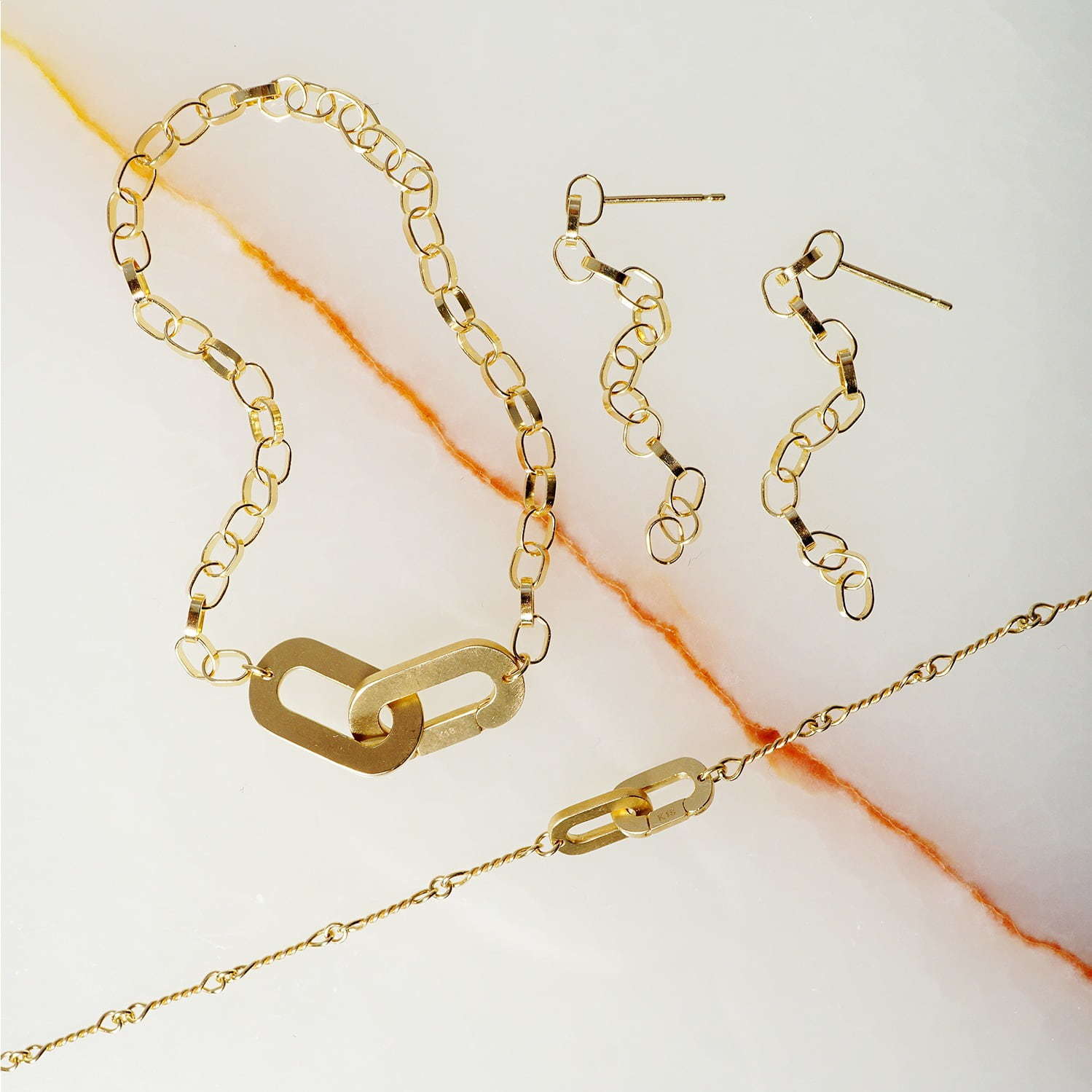 トーカティブの新作アクセサリー「ジョイント」チェーン型パーツを