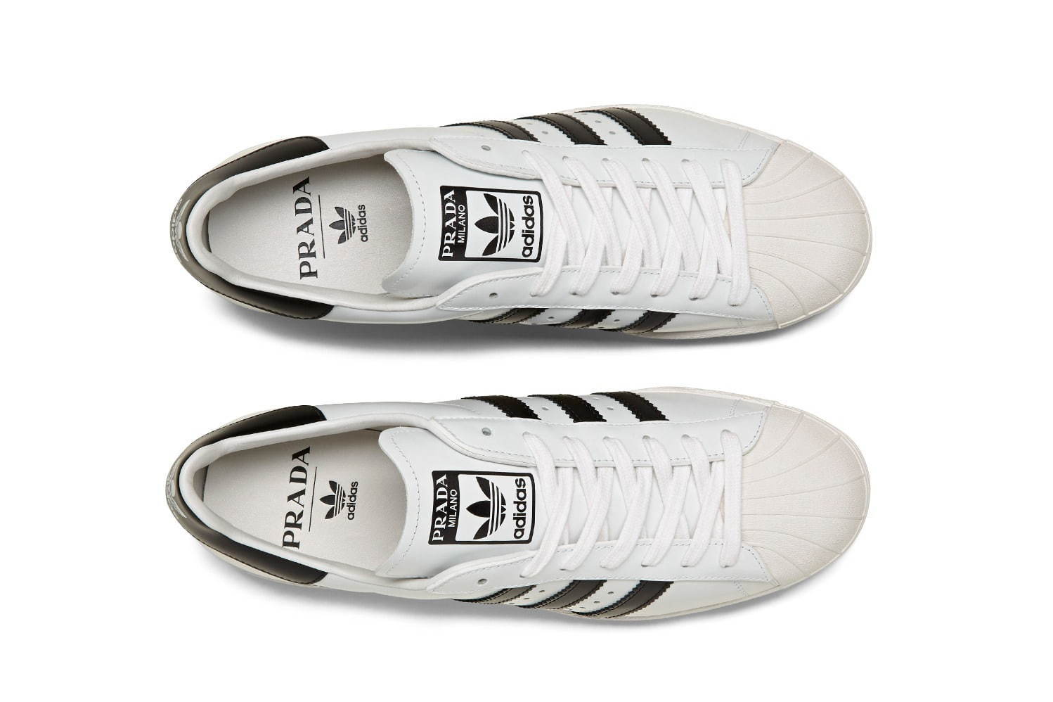プラダ×アディダス オリジナルスのスニーカー「プラダ スーパースター